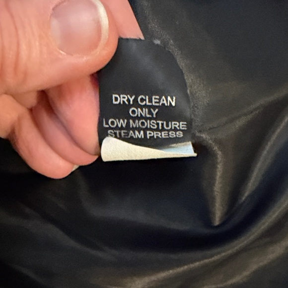 Anne Klein Classic Black Pea Coat - Picture 4 of 5